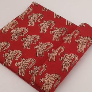 Bagru Hand Block Printed Cotton Fabric