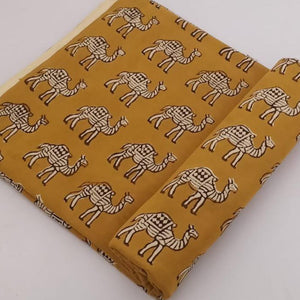 Bagru Hand Block Printed Cotton Fabric