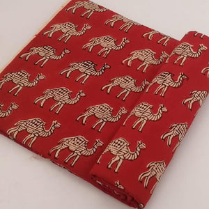 Bagru Hand Block Printed Cotton Fabric