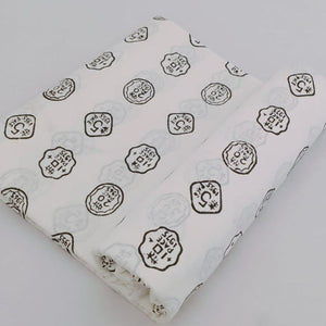 Bagru Dabu Hand Block Printed Pure Cotton Fabric