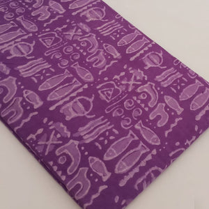 Bagru Dabu Hand Block Printed Pure Cotton Fabric