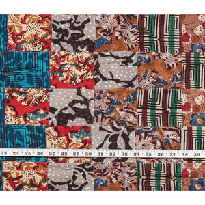 Patchwork Hand Block Printed Cotton Fabric