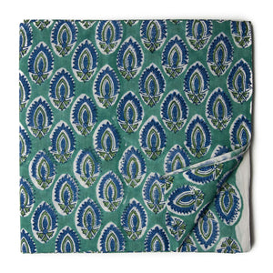 Precut 1 meter -Sanganeri Hand Block Printed Cotton Fabric