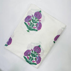 Sanganeri Hand Block Printed Cotton Fabric