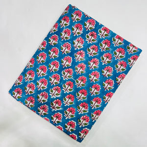 Sanganeri Hand Block Printed Cotton Fabric