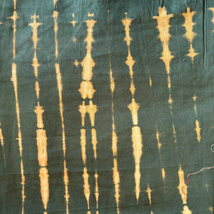 Precut 1 meter -Dabu Bagru Hand Block Printed Cotton Fabric