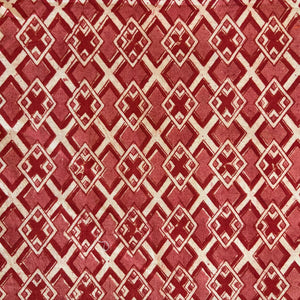 Precut 1 meter -Dabu Bagru Hand Block Printed Cotton Fabric