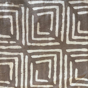 Precut 1 meter -Dabu Bagru Hand Block Printed Cotton Fabric