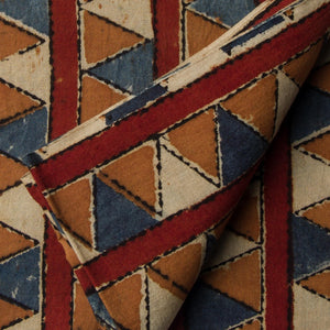 Precut 0.25 meters -Bagru Dabu Handblock Printed Cotton Fabric
