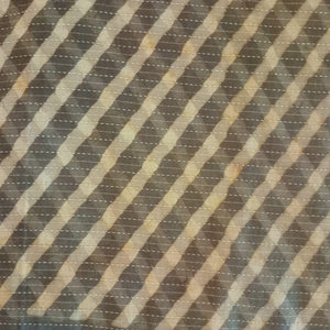 Precut 1 meter - Bagru Hand Block Kantha Printed Cotton Fabric