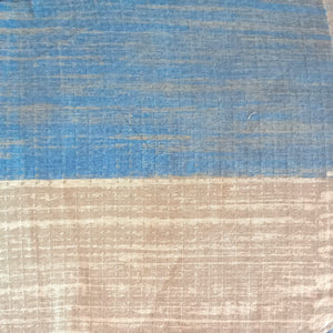 Precut 0.75 meters -Bagru Hand Block Kantha Printed Cotton Fabric