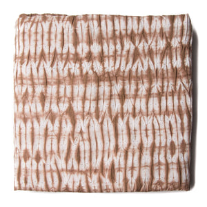 Precut 0.75 meters -Brown Tie & Dye Cotton Fabric