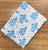 Blue and white Sanganeri Hand Block Printed Pure Cotton Fabric with floral print