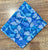 Blue Sanganeri Hand Block Printed Pure Cotton Fabric with floral print
