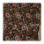 Black and Maroon Sanganeri Hand Block Printed Cotton Fabric with floral print