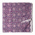 Purple and Pink Sanganeri Hand Block Printed Cotton Fabric with floral print