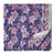 Pink and purple Sanganeri Hand Block Printed Cotton Fabric with floral print