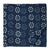White and blue Sanganeri Hand Block Printed Cotton Fabric with floral print