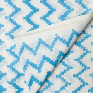Precut 0.25 meters -Sanganeri Hand Block Printed Cotton Fabric