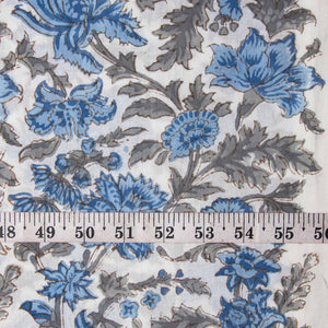 Sanganeri Hand Block Printed Cotton Fabric