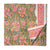Pink and Green Sanganeri Hand Block Printed Cotton Fabric with floral design