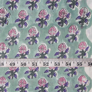 Sanganeri Hand Block Printed Cotton Fabric