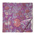 Pink and Purple Sanganeri Hand Block Printed Cotton Fabric with floral design