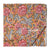 Peach and Yellow Sanganeri Hand Block Printed Cotton Fabric with floral design