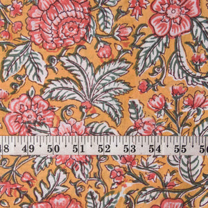 Sanganeri Hand Block Printed Cotton Fabric