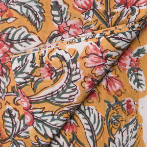 Sanganeri Hand Block Printed Cotton Fabric