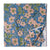 Blue and Peach Sanganeri Hand Block Cotton Fabric with floral print