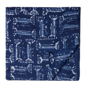 Precut 0.75 meters -Sanganeri Hand Block Printed Cotton Fabric