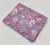 Pink and Blue Sanganeri Handblock Pure Cotton Fabric with Floral print