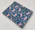 Blue and Pink Sanganeri Handblock Pure Cotton Fabric with Floral print