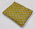 Mustard and Off white Bagru Handblock printed cotton fabric with bird design