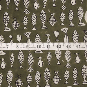 Bagru Hand Block Printed Cotton Fabric