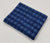Blue and White Dabu Indigo Hand Block Printed Pure Cotton Fabric with checks print