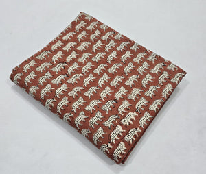 Bagru Hand Block Printed Cotton Fabric