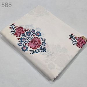 Sanganeri Hand Block Printed Cotton Fabric