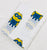 Blue and Yellow Sanganeri Hand Block Printed Pure Cotton Fabric with minion cartoon print