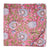 Pink and Green Hand Block Printed Pure Cotton Fabric with floral print