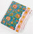 Blue and Yellow Hand Block Printed Pure Cotton Fabric with floral print