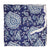 Blue and White Hand Block Printed Pure Cotton Fabric with paisley print