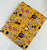 Yellow Hand Block Printed Pure Cotton Fabric with floral print