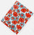 Orange and Grey Sanganeri Hand Block Printed Cotton Fabric with floral design
