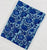 Blue Sanganeri Hand Block Printed Cotton Fabric with floral design