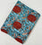 Blue and Red Sanganeri Hand Block Printed Cotton Fabric with pineapple design