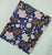 Blue and Yellow Sanganeri Hand Block Printed Pure Cotton Fabric with floral print