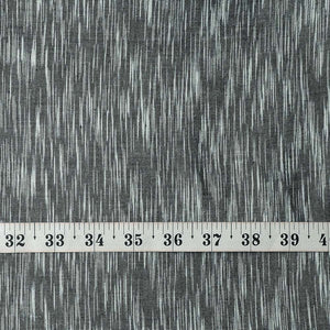 Precut 0.5 meters -Grey Ikat Pochampally Woven Cotton Fabric