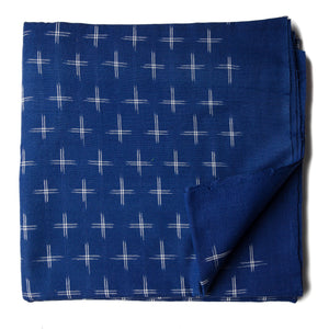 Precut 1 meter -Double Ikat Pochampally Woven Cotton Fabric